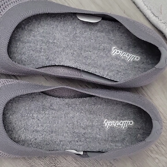 Allbirds Tree Breezers Slip On Knit Ballet Flats Size 10 Mist (Dark Gray Sole) - Picture 4 of 4